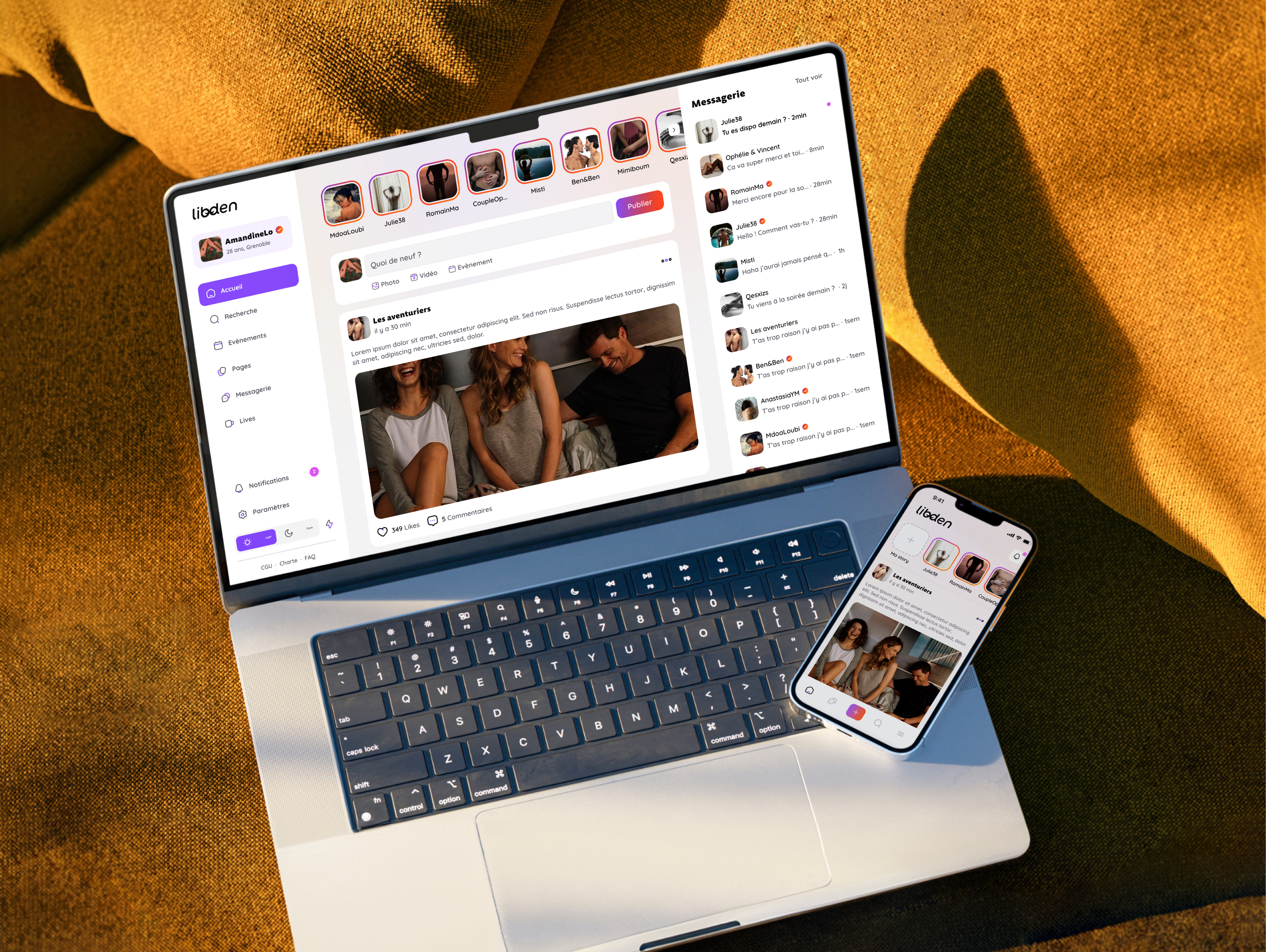 Libden - Plateforme web
