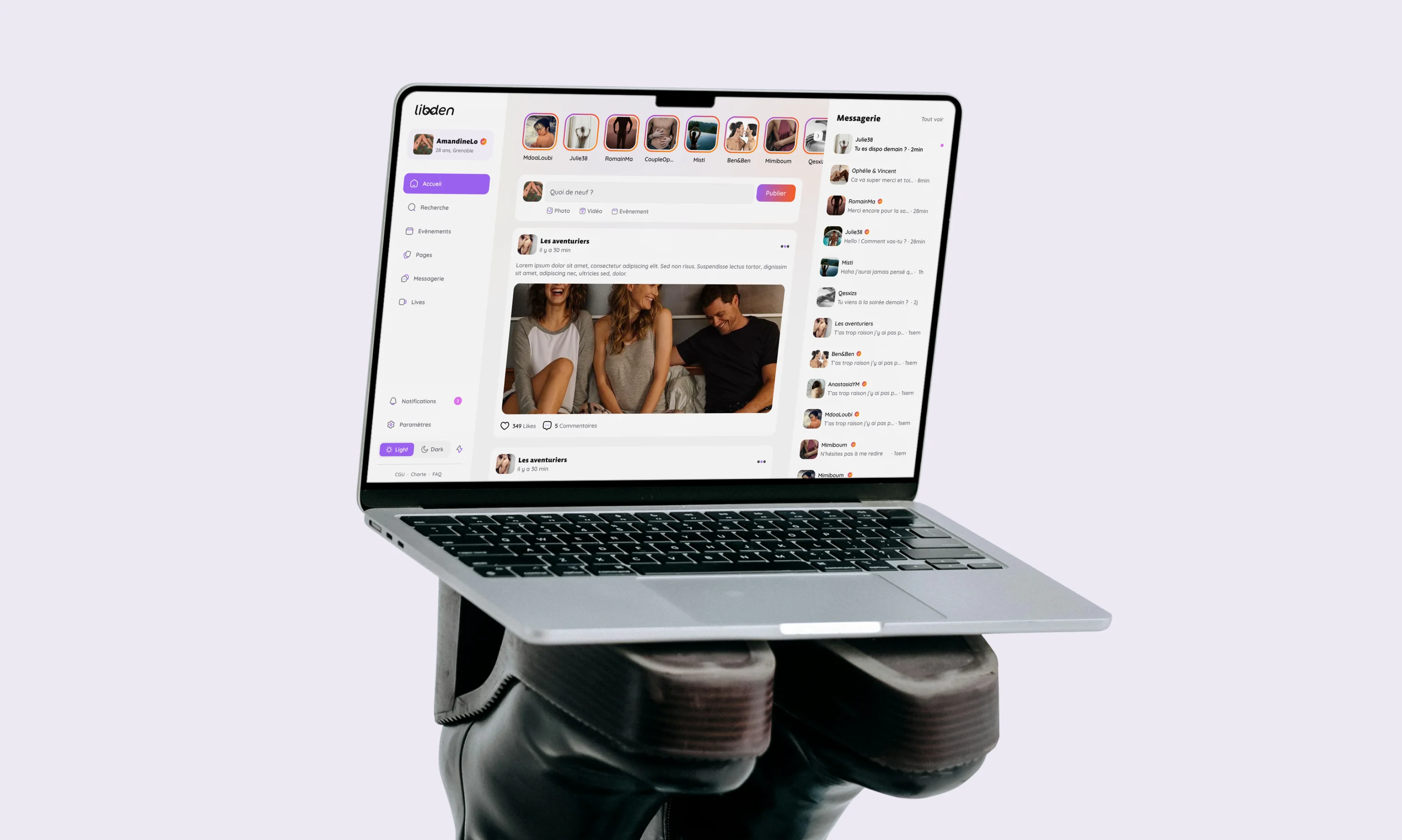 Libden - Web platform